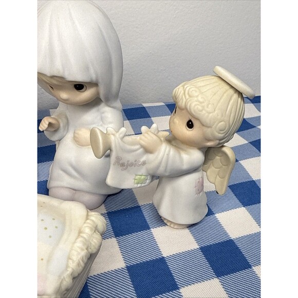 1986 Precious Moments Nativity Set 11 Pc “Come Let Us Adore Him” Figurines - Picture 5 of 16